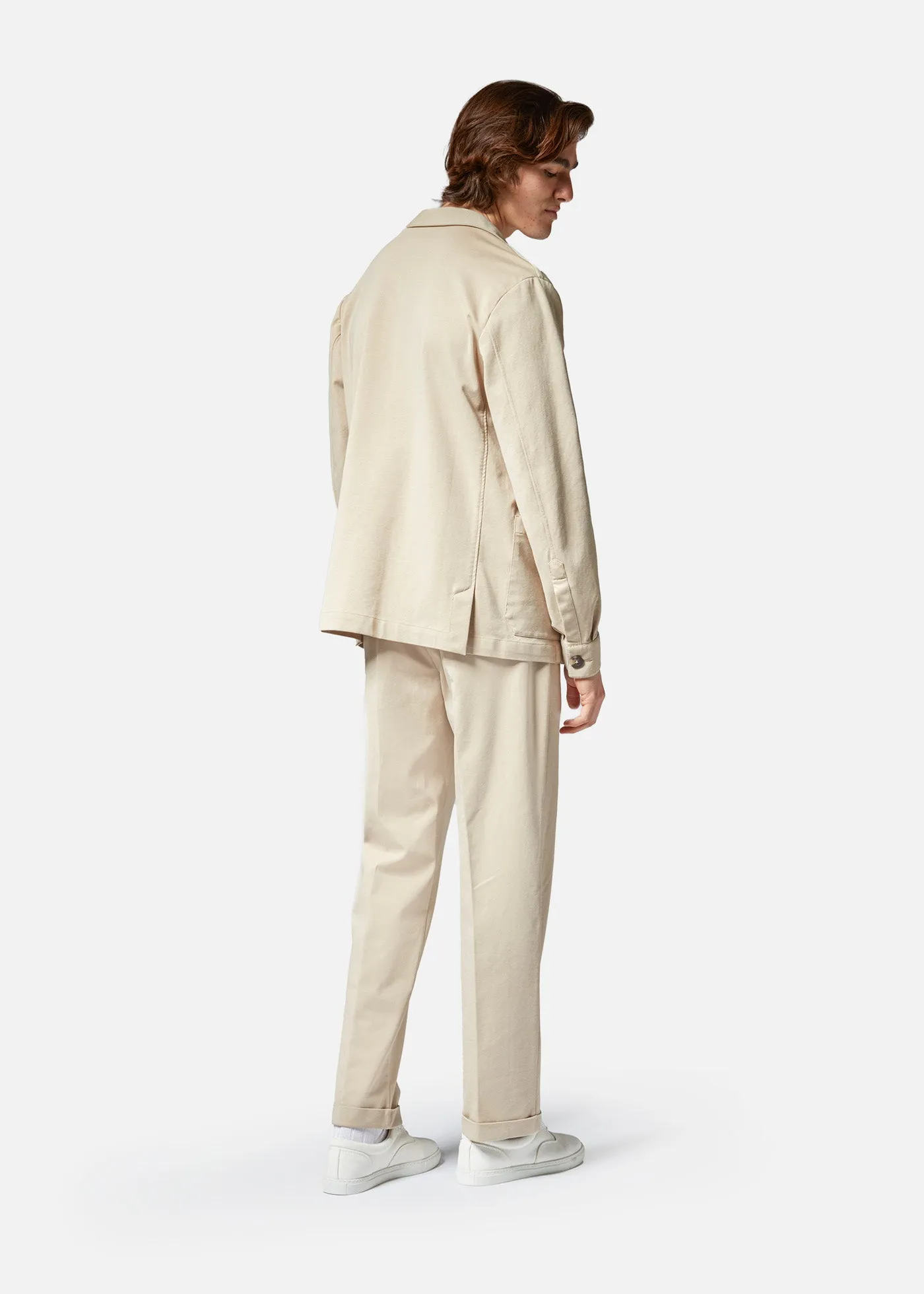 AANTIOCO COTTON CHINO TROUSERS
