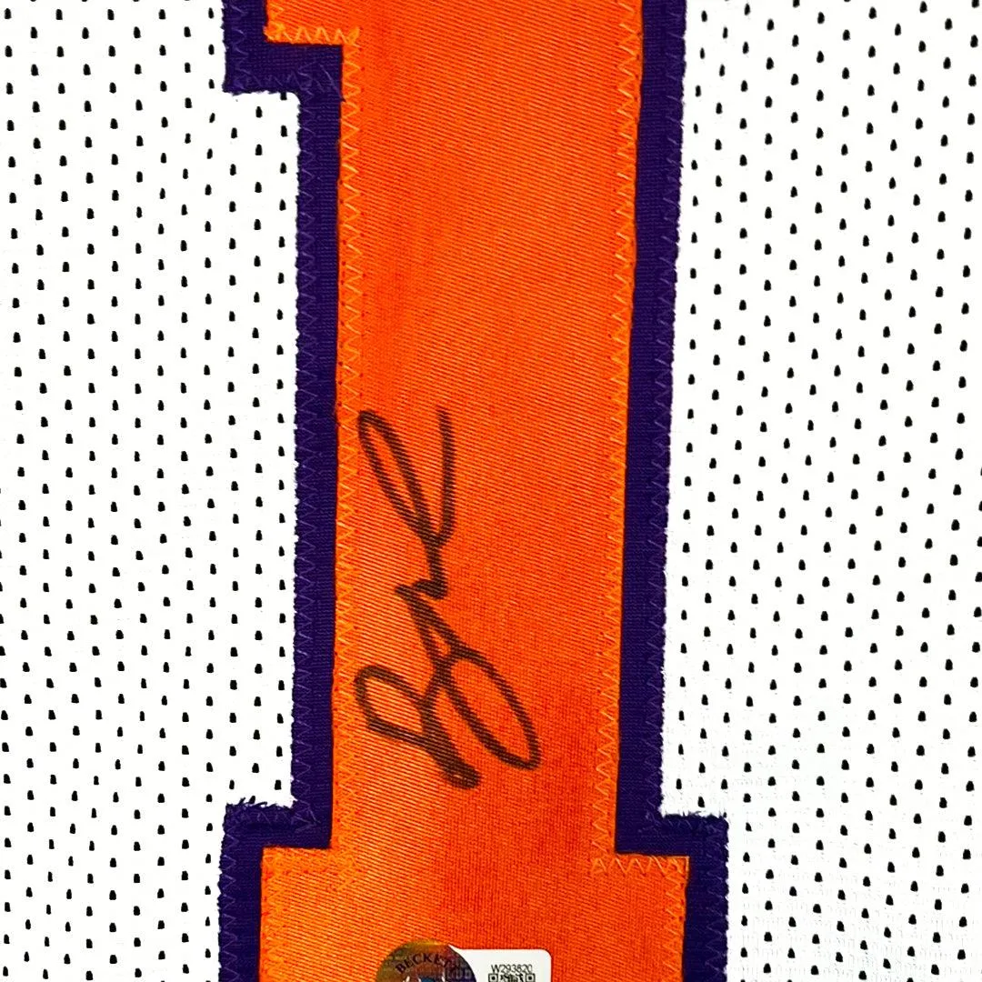 Anfernee Penny Hardaway Signed Phoenix White Basketball Jersey (Beckett)