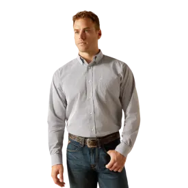 Ariat Men's Wrinkle Free Wes Classic Fit Peacoat Shirt