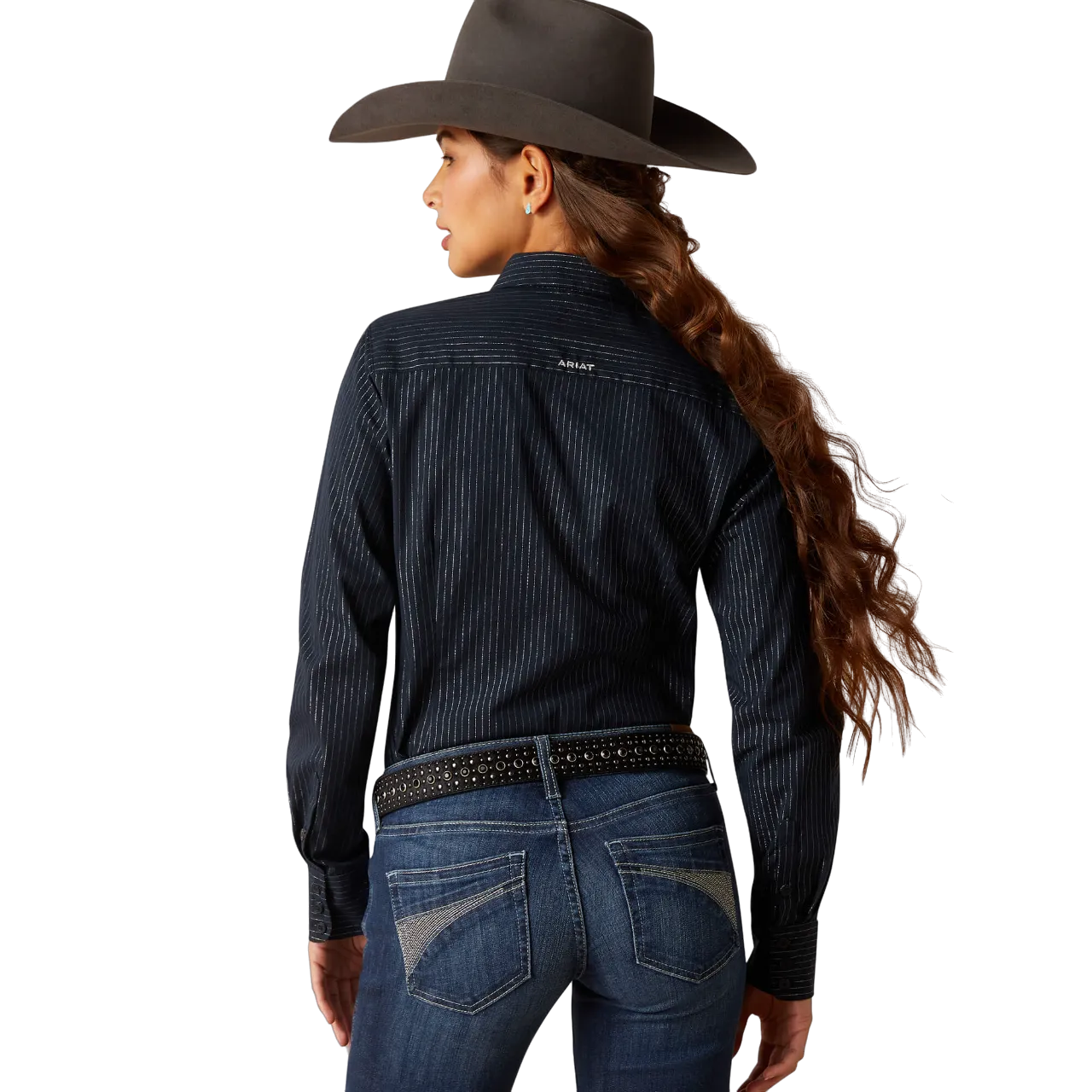 Ariat Women's Kirby Salute/silver Lurex Stretch Shirt