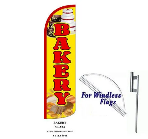 Bakery Windless Swooper Feather Flag