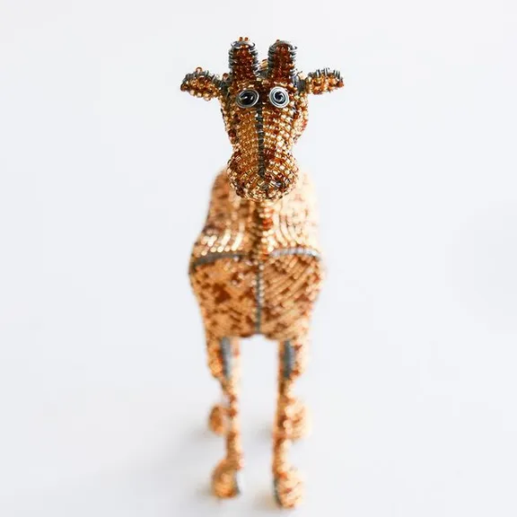 Beaded Giraffe - African Collection