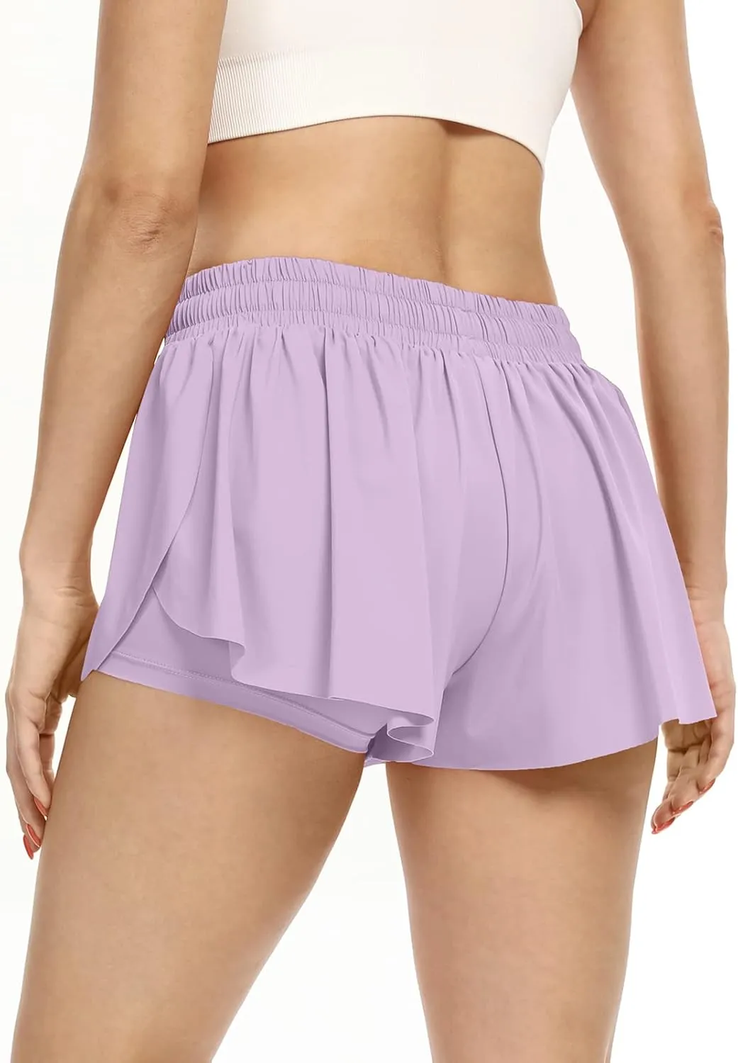 Blaosn Flowy Athletic Shorts for Women Gym Yoga Workout Running Short Pants Tennis Skort Skirt Cute Clothes Casual Summer