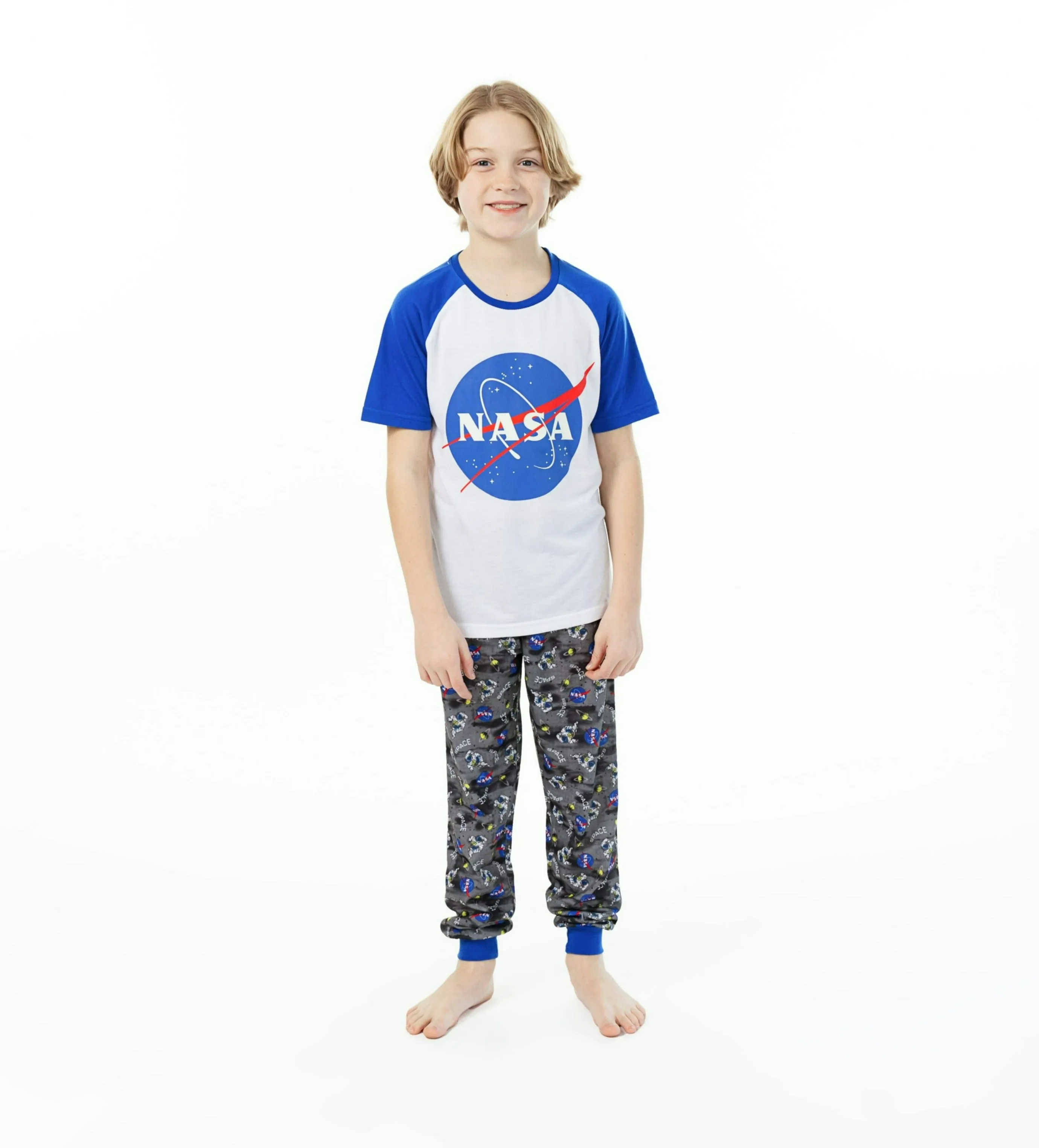 Boys Glow In The Dark NASA 2-Piece Pajama Sleep Pants Set
