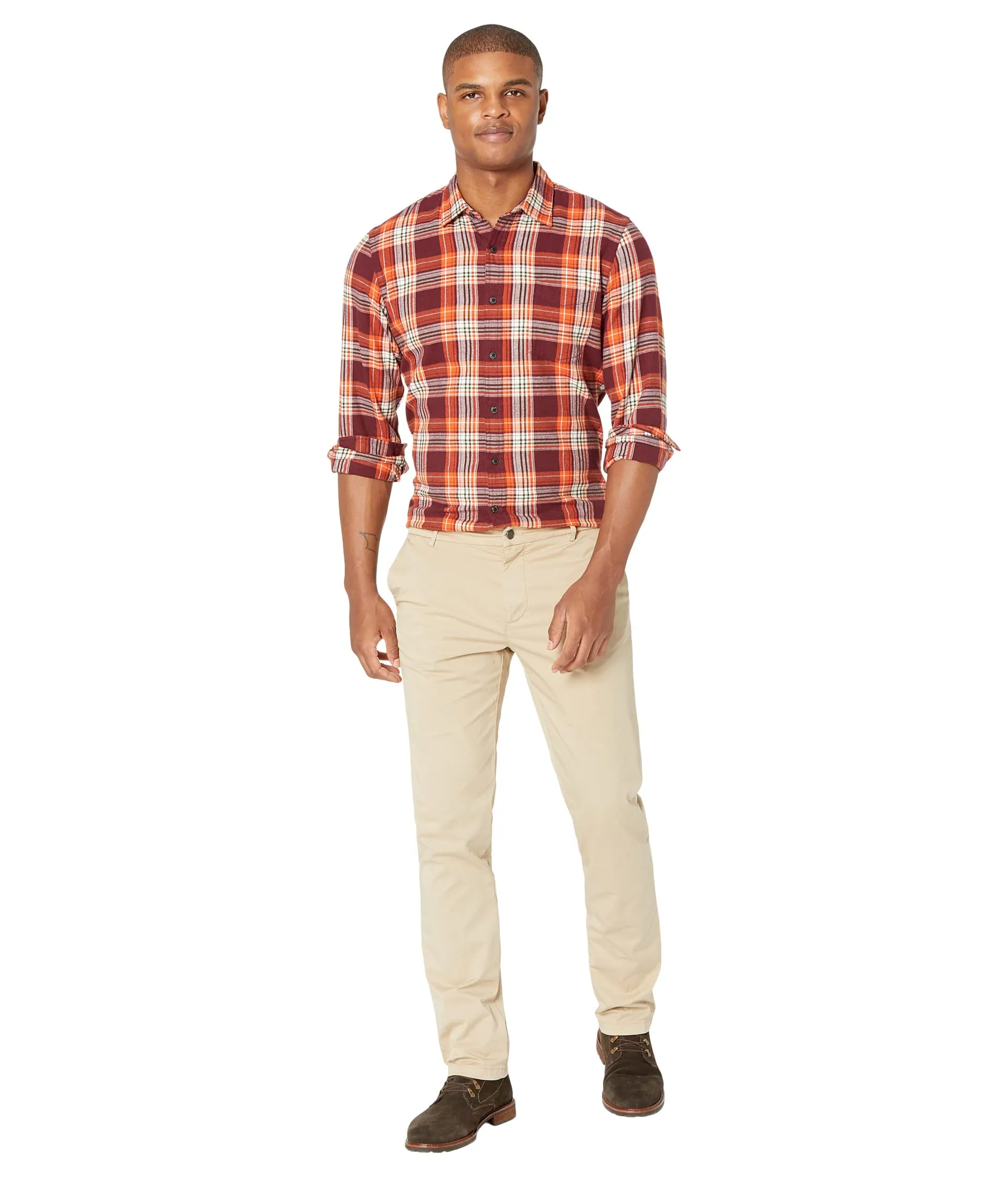 Chinos COLMAR, Garment Dyed Chino Trousers w/ Back Pockets