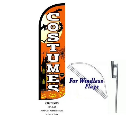Costumes Windless Swooper Feather Flag