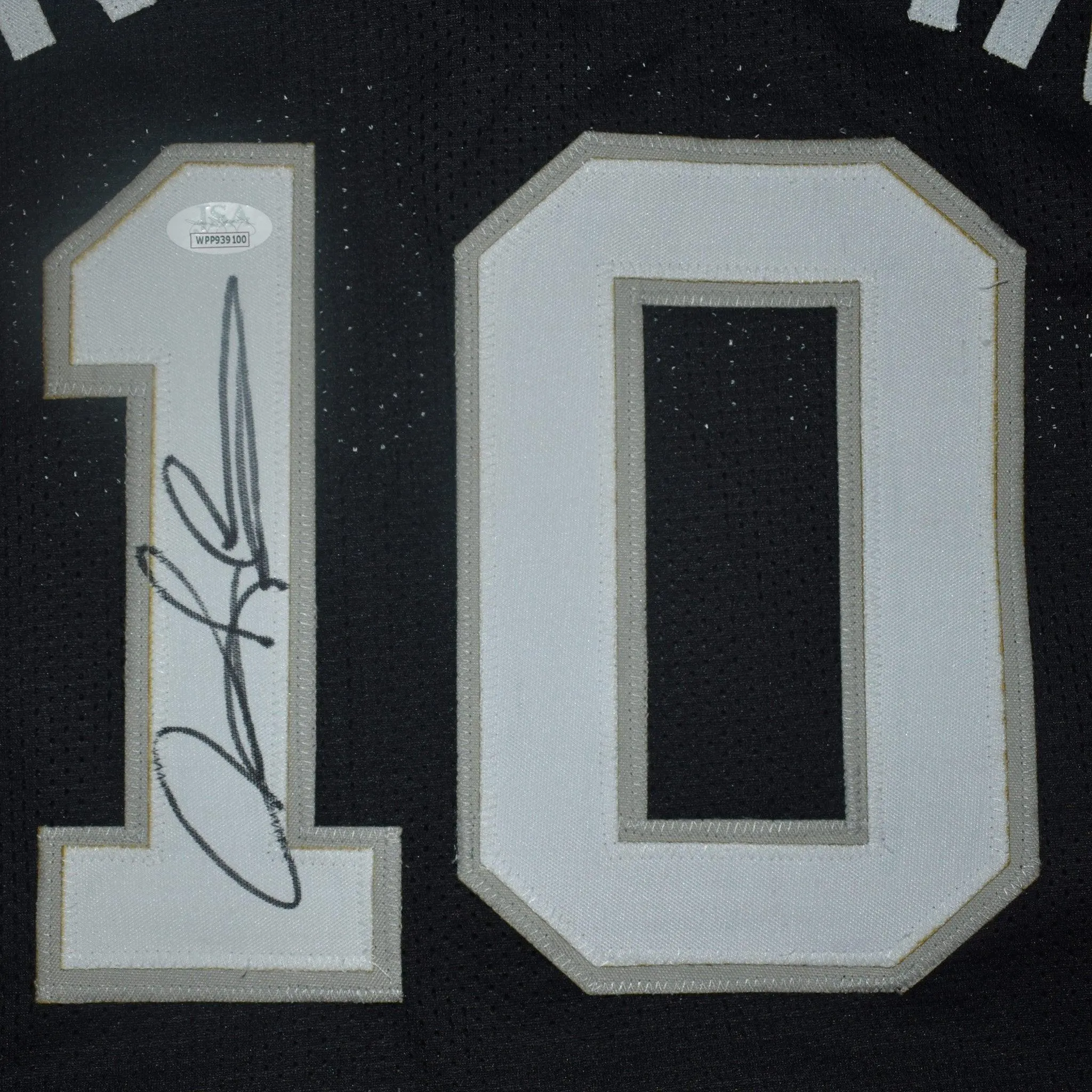 Dennis Rodman Signed San Antonio Black Basketball Jersey (JSA)