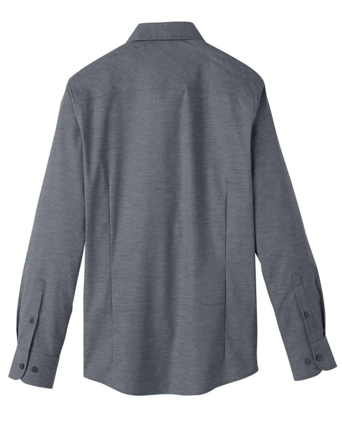 Devon & Jones Men's Crown Collection™ Stretch Pinpoint Chambray Shirt
