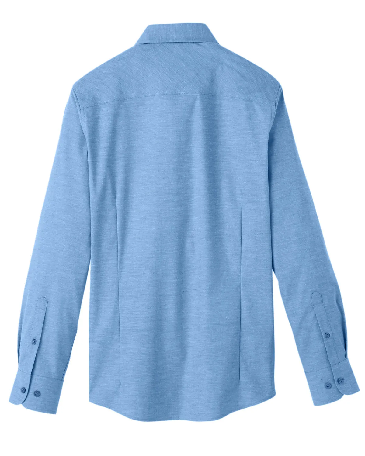 Devon & Jones Men's Crown Collection™ Stretch Pinpoint Chambray Shirt