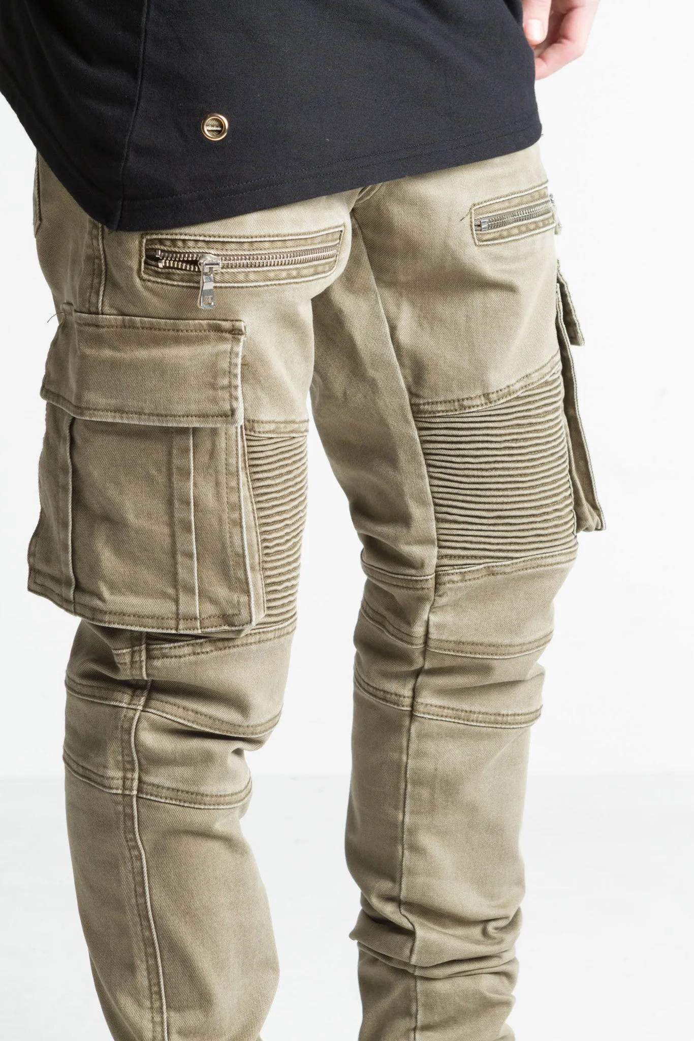 Ghost Cargo Biker Denim (Olive)