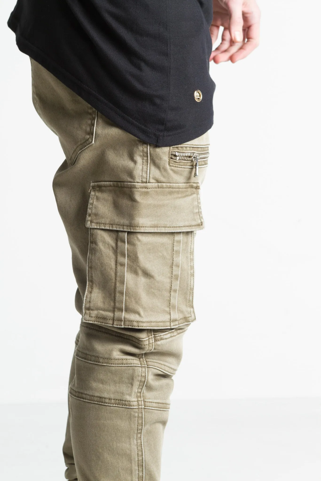 Ghost Cargo Biker Denim (Olive)