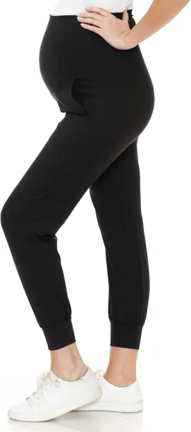 Leggings Depot Maternity Pants for Women Over The Belly Pregnancy Joggers Casual Lounge Pants