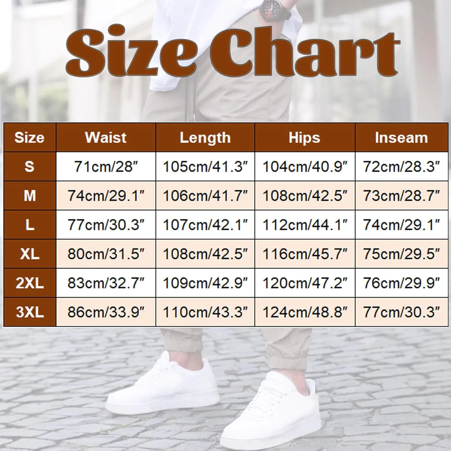 Miniml Cargo Jogger Fit, Miniml Elastic Waist Cargo Pant Jogger, Mens Casual Lightweight Pants with Pockets