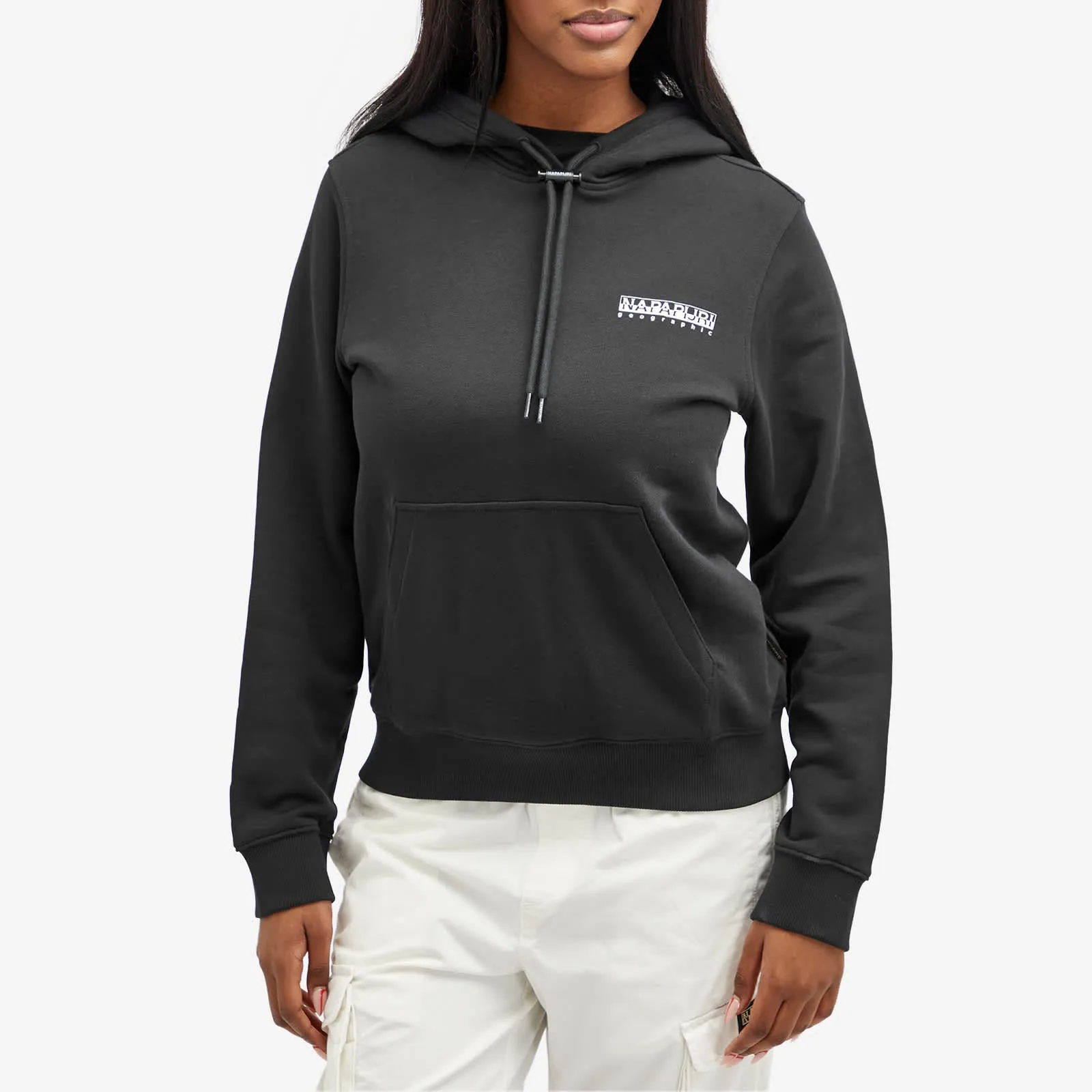 Napapijri Logo hoodie, black