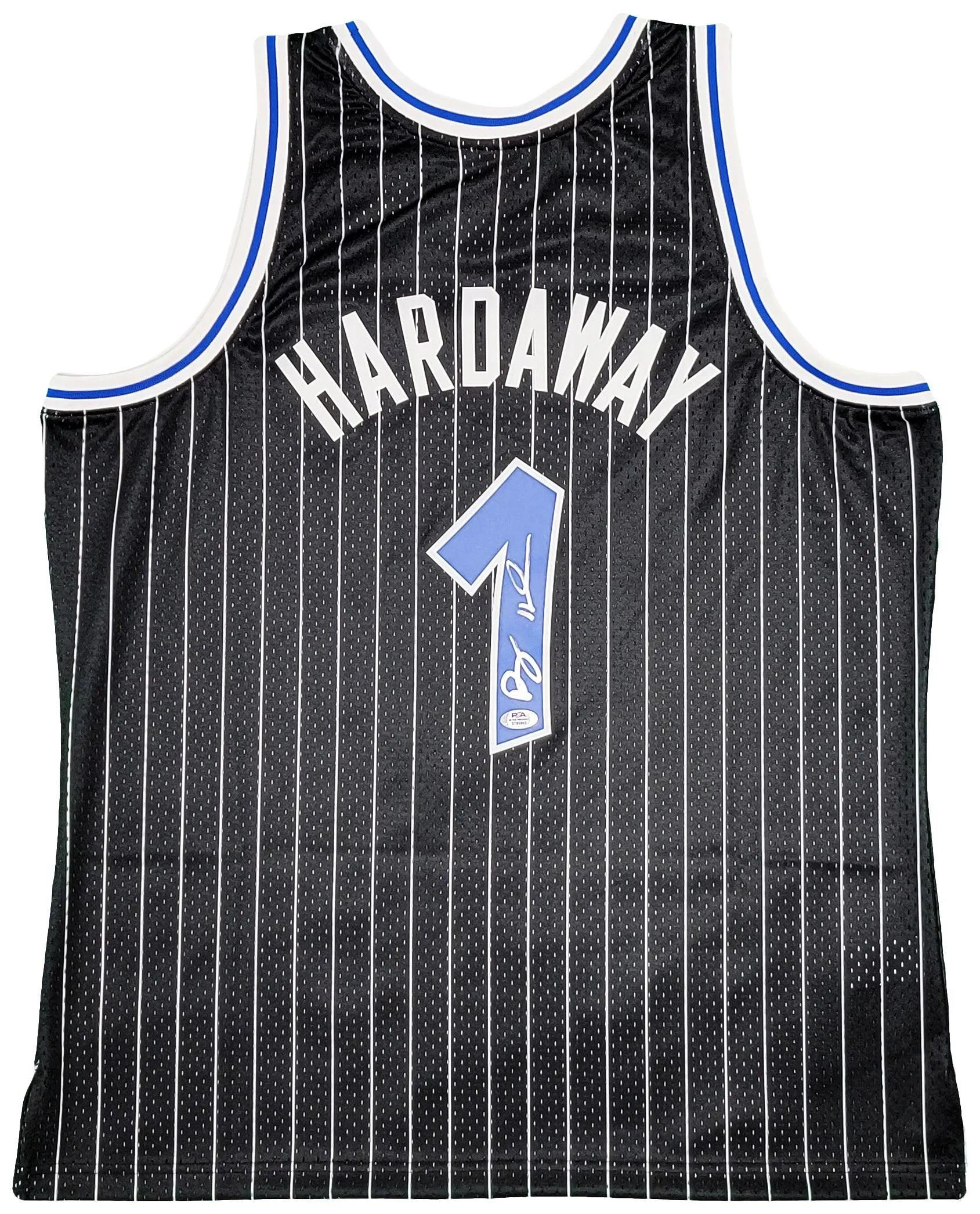 Orlando Magic Anfernee Penny Hardaway Autographed Black Authentic Mitchell & Ness 1994-95 Hardwood Classic Swingman Jersey Size XL PSA/DNA Stock #208252