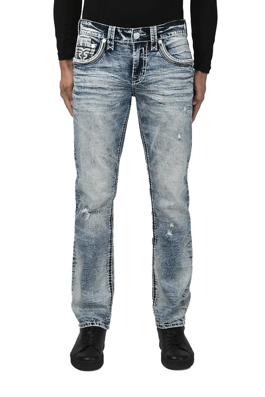 Rock Revival Men's River A202r Alt Straight Jeans