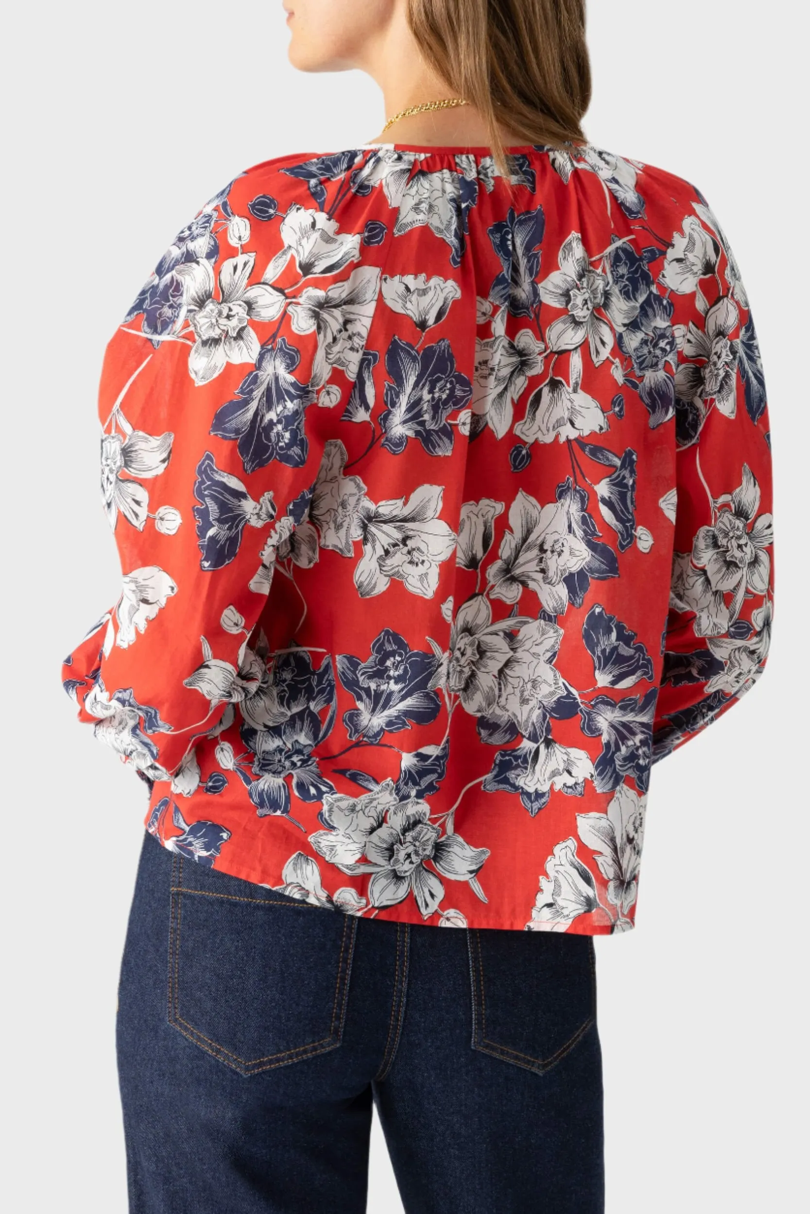 Sanctuary Garden Button Front Blouse