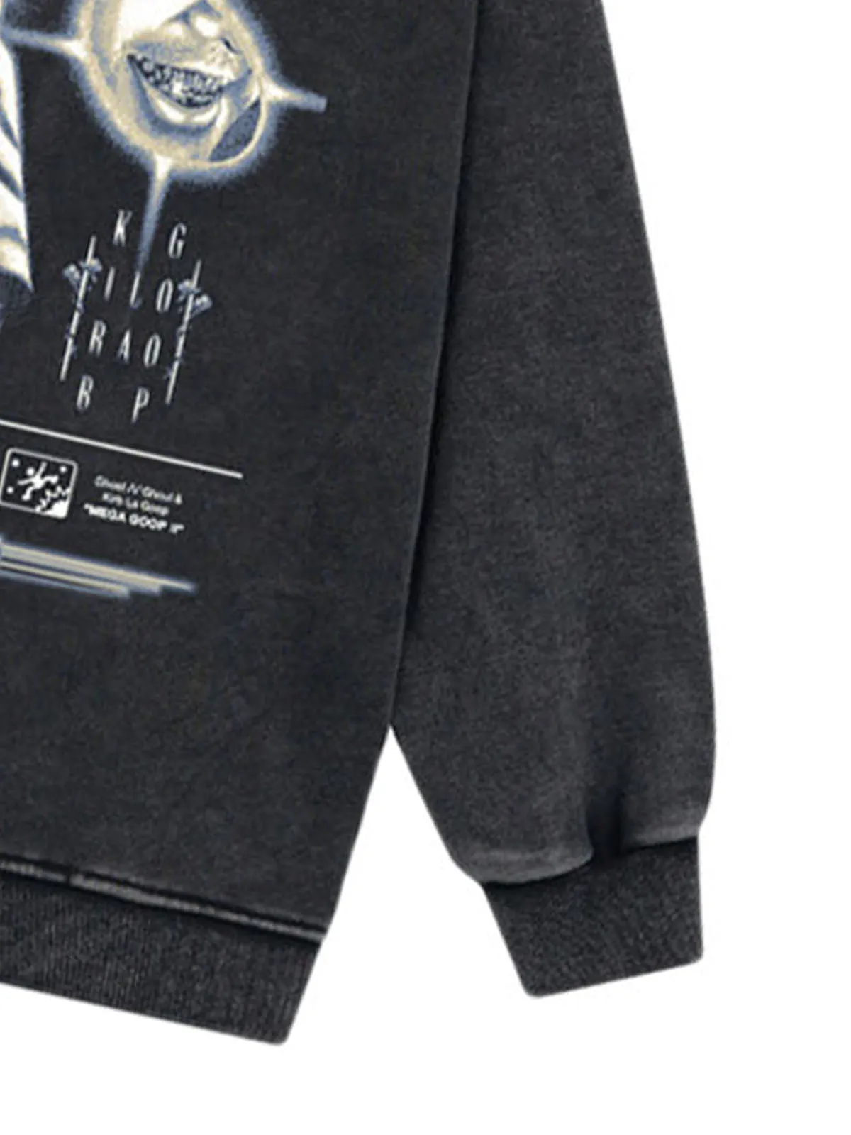 Thesupermade Abstract Scale Graphic Hoodie