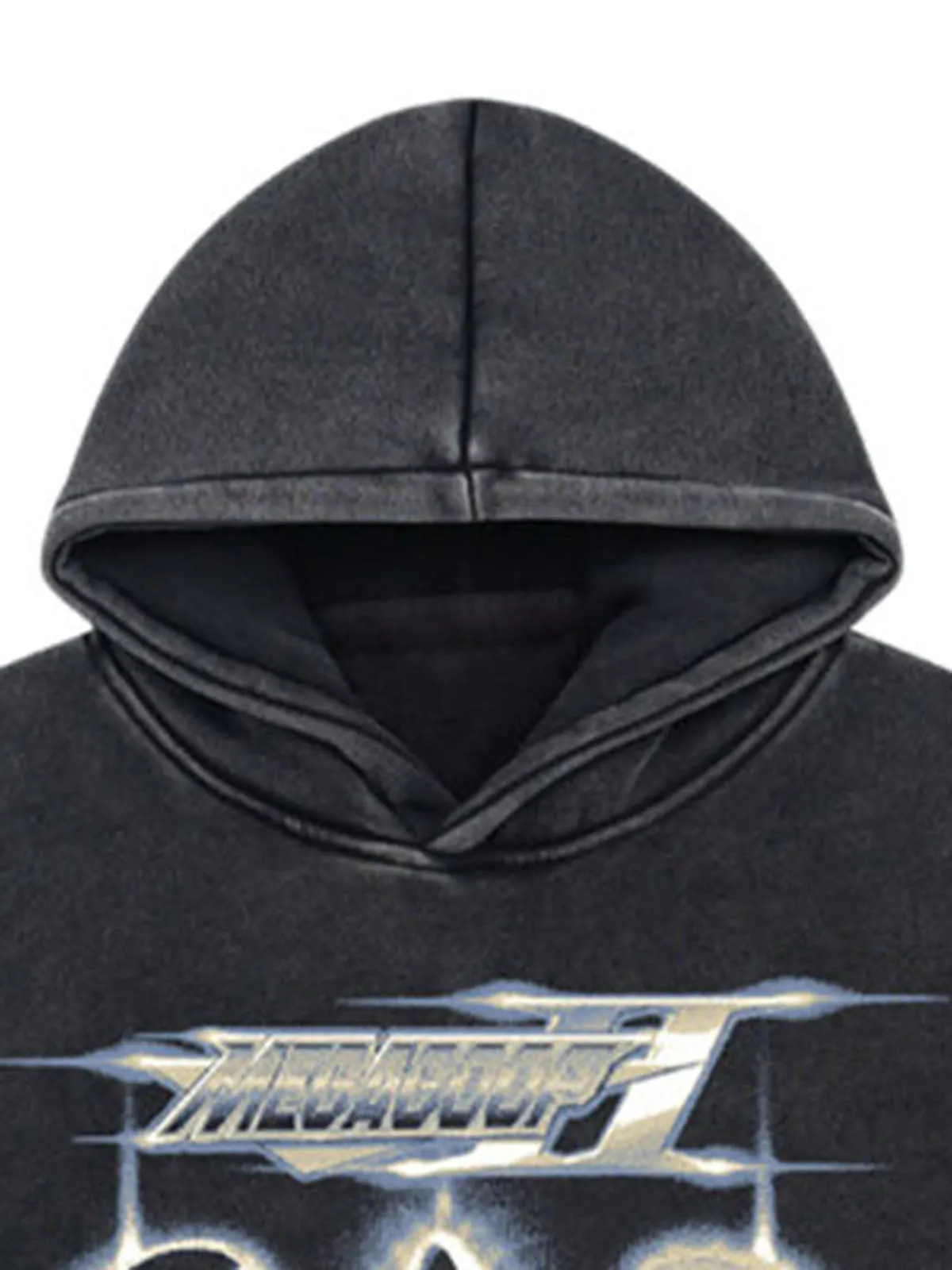 Thesupermade Abstract Scale Graphic Hoodie