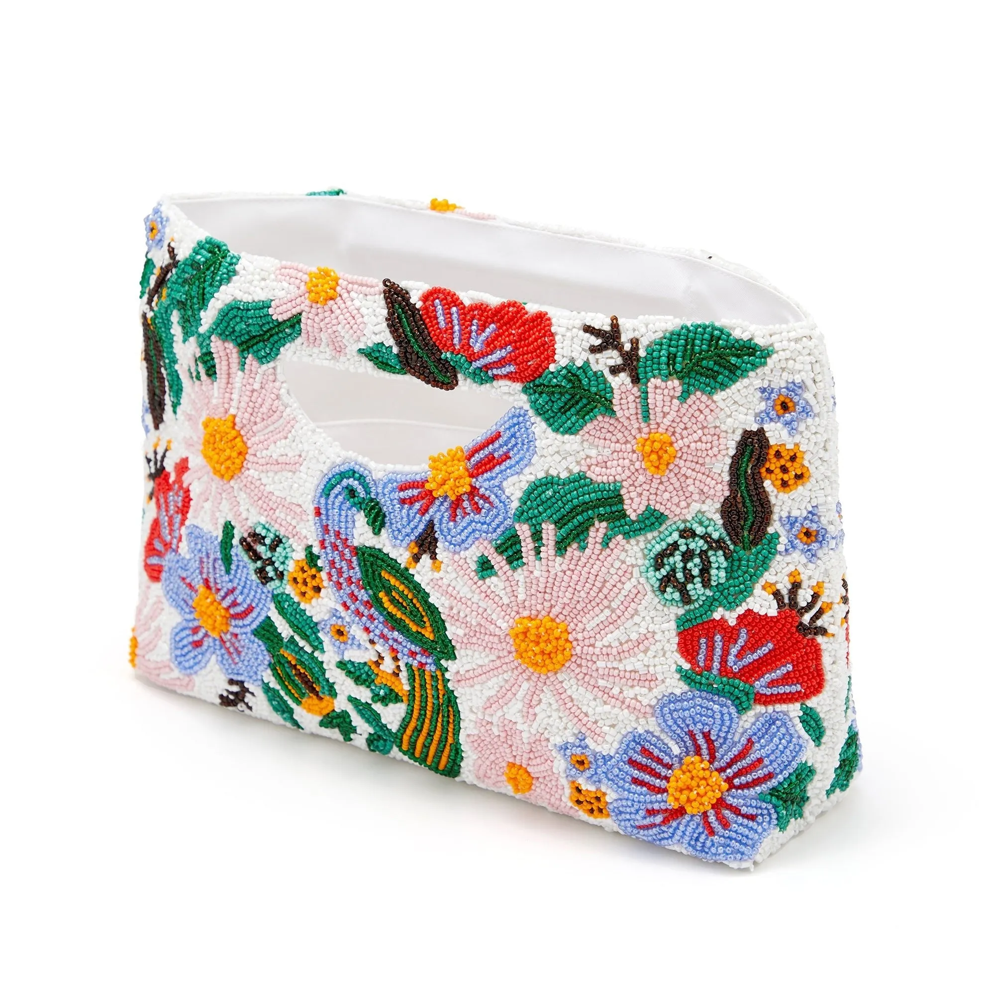 Tropical Beaded Clutch