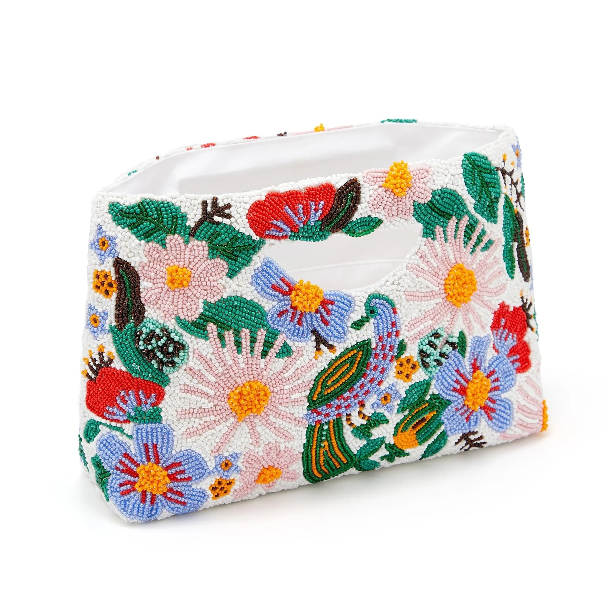 Tropical Beaded Clutch