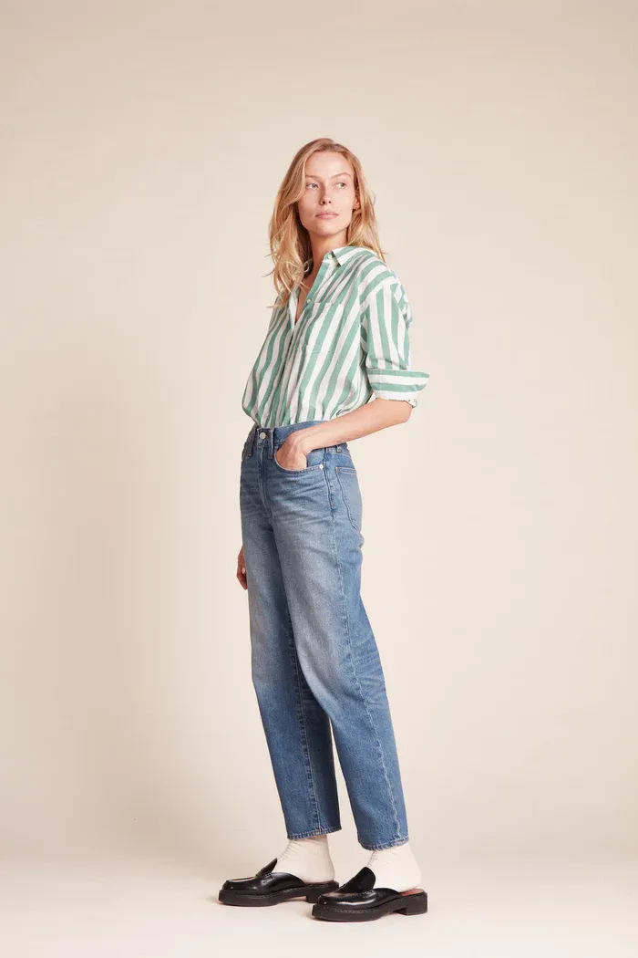 Trovata - Blake Oversized Shirt in Arbor Stripe