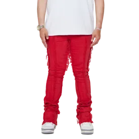Valabasas "V-ESNTL" Super Stacked Denim - Red