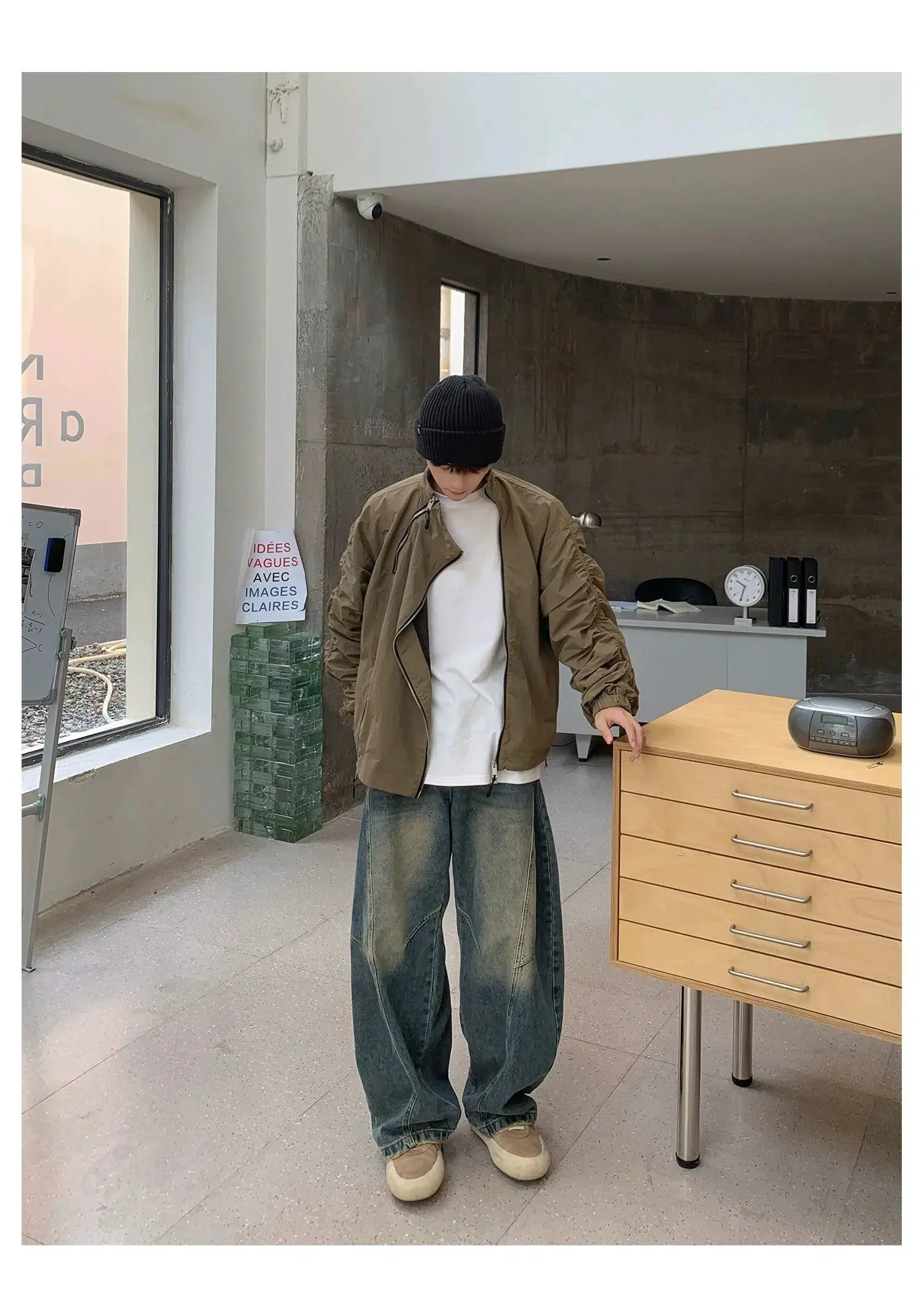 Woo Distressed Gradient Fade Jeans